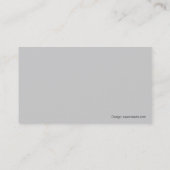 Baisses grises de l'eau de cartes de visite de (Dos)