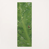 Baisses sur le tapis de yoga de feuille (Devant)