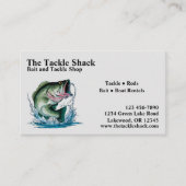 Bait and Tackle Shop Visitekaartje (Voorkant)