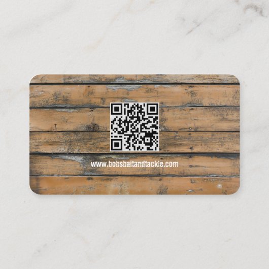 Bait and Tackle Shop Visitekaartje (Achterkant)