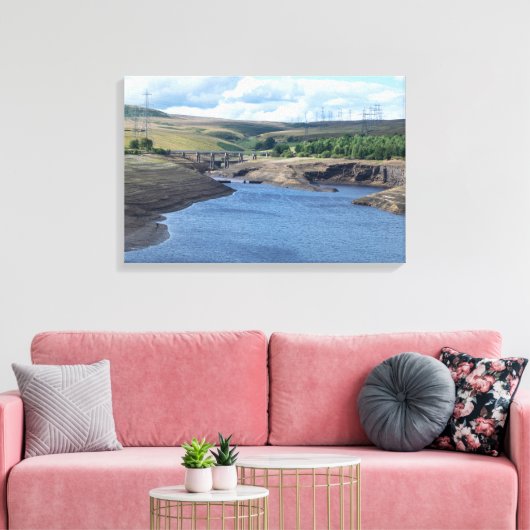 Baitings Reservoir Canvas Afdruk (Insitu (Woonkamer))
