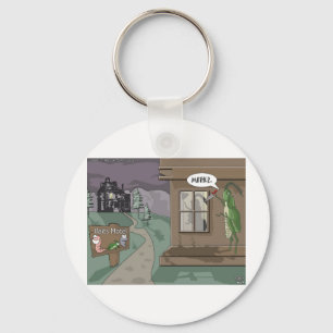 Baits Motel Funny Vist Cartoon Gifts & T - shirts Sleutelhanger