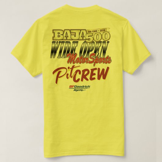 BAJA 500 2018 T-SHIRT (Design achterkant)