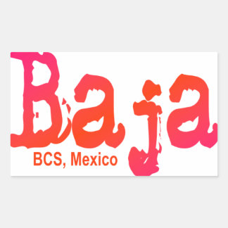 Baja, BCS, Mexico Rechthoekige Sticker