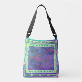 Baja Bougainvillea Vintage Crossbody Bag Crossbody Tas