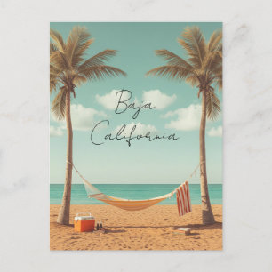 Baja California Beach Travel Briefkaart