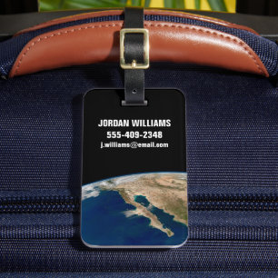 Baja California en de Pacifische kust van Mexico. Bagagelabel