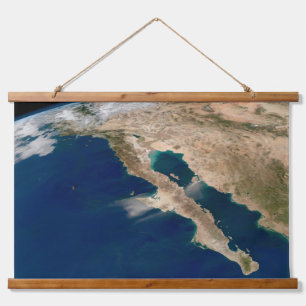 Baja California en de Pacifische kust van Mexico. Hangend Wandkleed