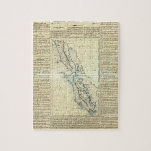 Baja California, Mexico Legpuzzel (Verticaal)