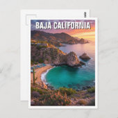 Baja California Mexico Reizen Briefkaart (Voorkant / Achterkant)