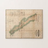 Baja California Postal Map (1904) Legpuzzel (Horizontaal)