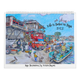 Baja Illustraties Kalender