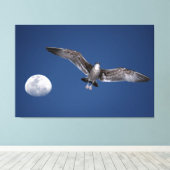 BAJA MOON VLUCHT 40x60 Canvas Afdruk (Insitu (Houten vloer))