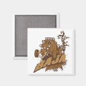 Baja Rocks! Magneet (Voorkant / Achterkant)