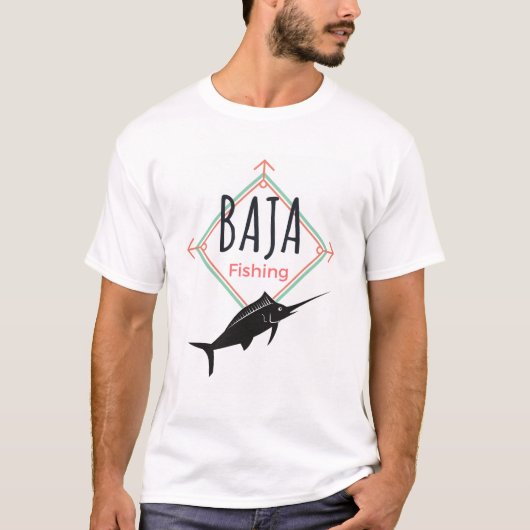 Baja Vissen Badge T-shirt (Voorkant)