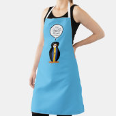 Bajan Flag Talking Ms Penguin Personalized Text Schort (Insitu)