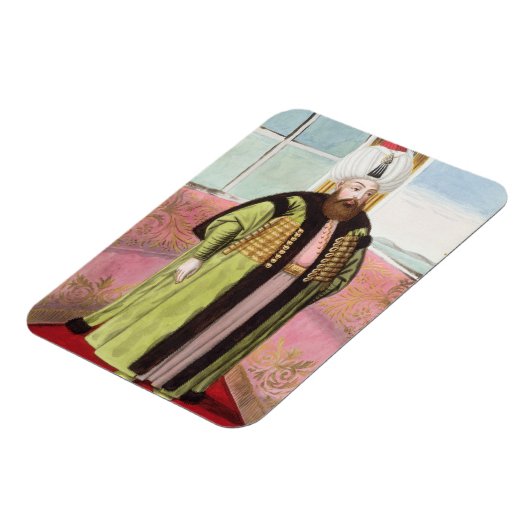 Bajazet (Bayezid) II (c.1447-1512) genaamd "Adli", Magneet (Linkerzijde)