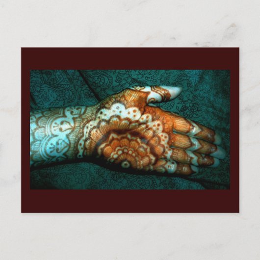 Bajidoo Henna Tattoo Work Briefkaart (Voorkant)