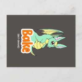 Bak (Bat + Snake) Briefkaart
