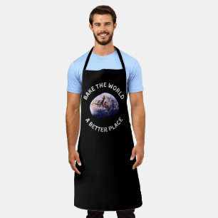 Bak de wereld een betere plek Shirt, cadeau voor B Schort