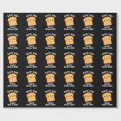 Bak en gist zullen opstaan grappig brood pun donke cadeaupapier (Vlak)