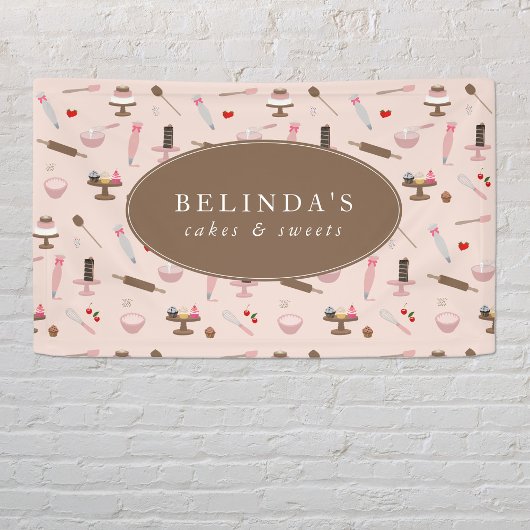 Bak- en kookgerei Bakkerij Winkelbord Spandoek