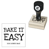 Bak het gemakkelijk Neem het gemakkelijk koken bak Rubberstempel (Gestempeld)