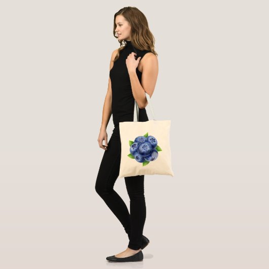 Bak met bosbessen tote bag (Voorkant (model))