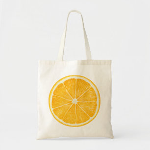 Bak met oranje slik tote bag