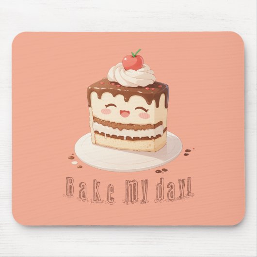 Bak mijn dag! muismat (Voorkant)