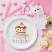 Bak mijn dag! papieren bordje (Feest)