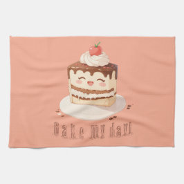 Bak mijn dag! theedoek