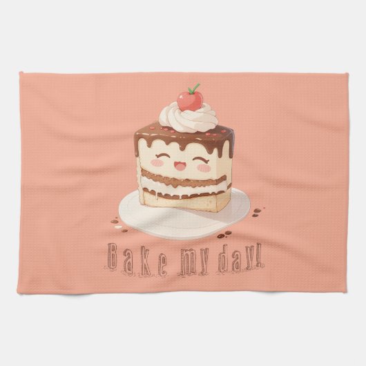 Bak mijn dag! theedoek (Horizontaal)