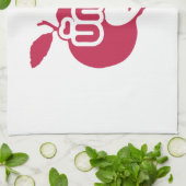 Bak Sida Farang, geschreven in Thai Isaan Dialect Theedoek (Gevouwen)