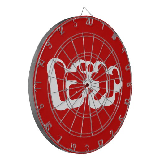 BAKA ば ~ Fool in Japans Hiragana-script Dartbord (Voorkant Links)