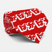 BAKA ば ~ Fool in Japans Hiragana-script Stropdas (Opgerold)