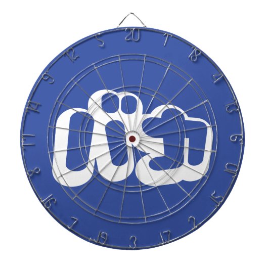 BAKA バ ~ Fool in Japans Katakana Script Dartbord (Voorkant)