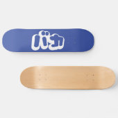 BAKA バ ~ Fool in Japans Katakana Script Skateboard (Horizontaal)