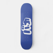 BAKA バ ~ Fool in Japans Katakana Script Skateboard (Voorkant)