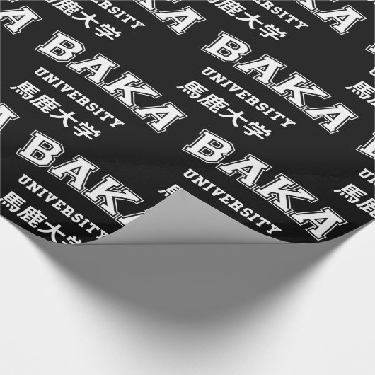 BAKA UNIVERSITY WRAPPING PAPER CADEAUPAPIER (Hoek)