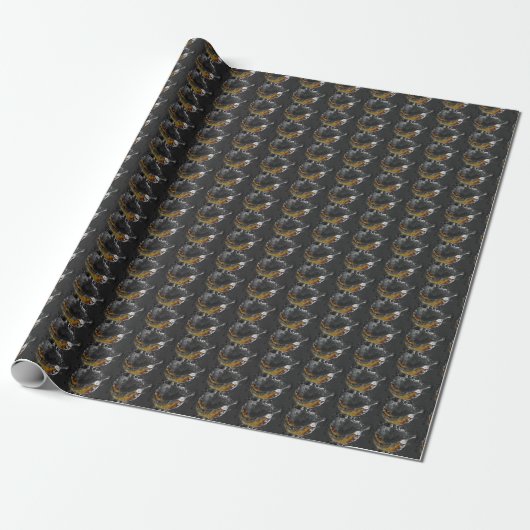 bakbanaan vlakte cadeaupapier (Uitgerold)