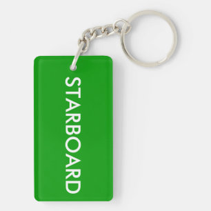 Bakboord/Stuurboord Sleutelhanger