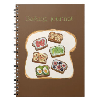 Bakdagboek voor recepten en baknotities notitieboek