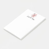 bakdeeg gepersonaliseerd post-it® notes (Schuin)