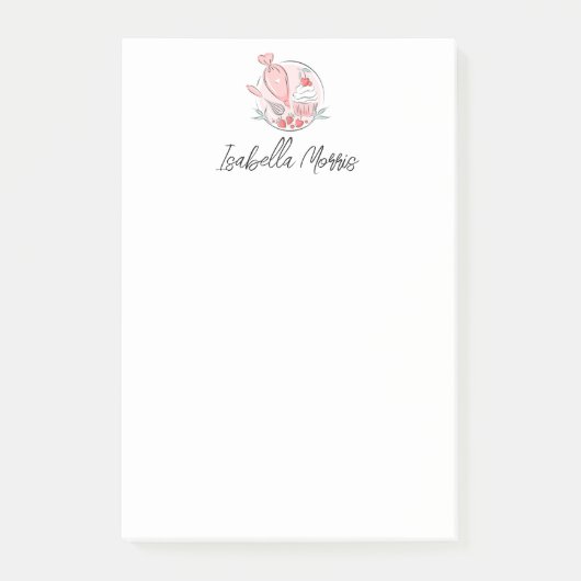 bakdeeg gepersonaliseerd post-it® notes (Voorkant)