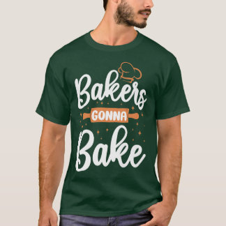 Bake Baking Rolling Pin Pun  T-shirt