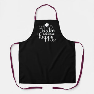 Bake Iemand Happy Apron Schort