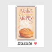 Bake Iemand Happy Sticker (Vel)