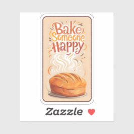 Bake Iemand Happy Sticker