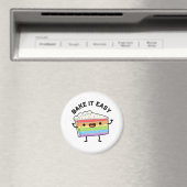 Bake it Easy Funny Cake Pun Magneet (Insitu (Vaatwasser))